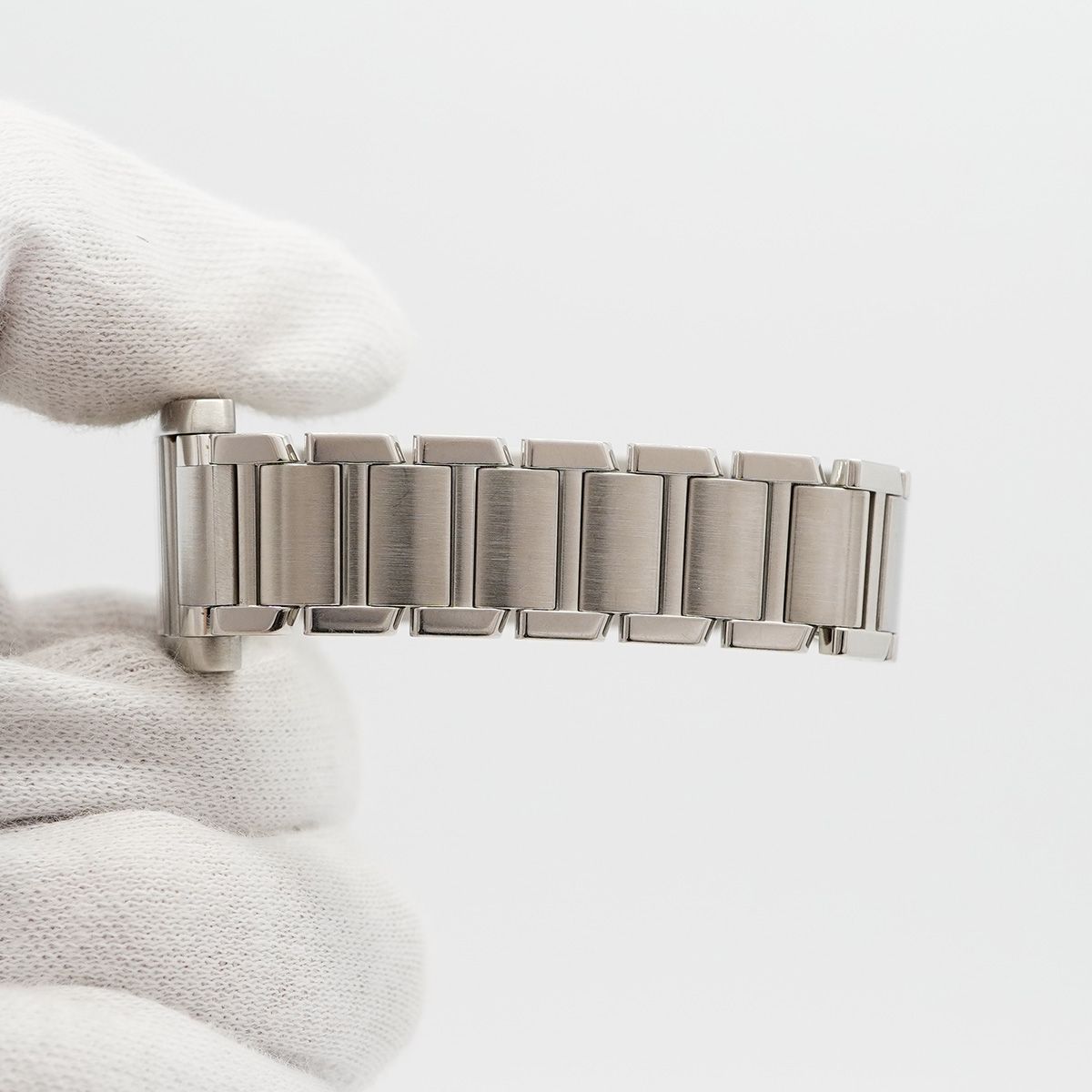 Cartier Tank Francaise SM Ivory Dial Watch — view 6