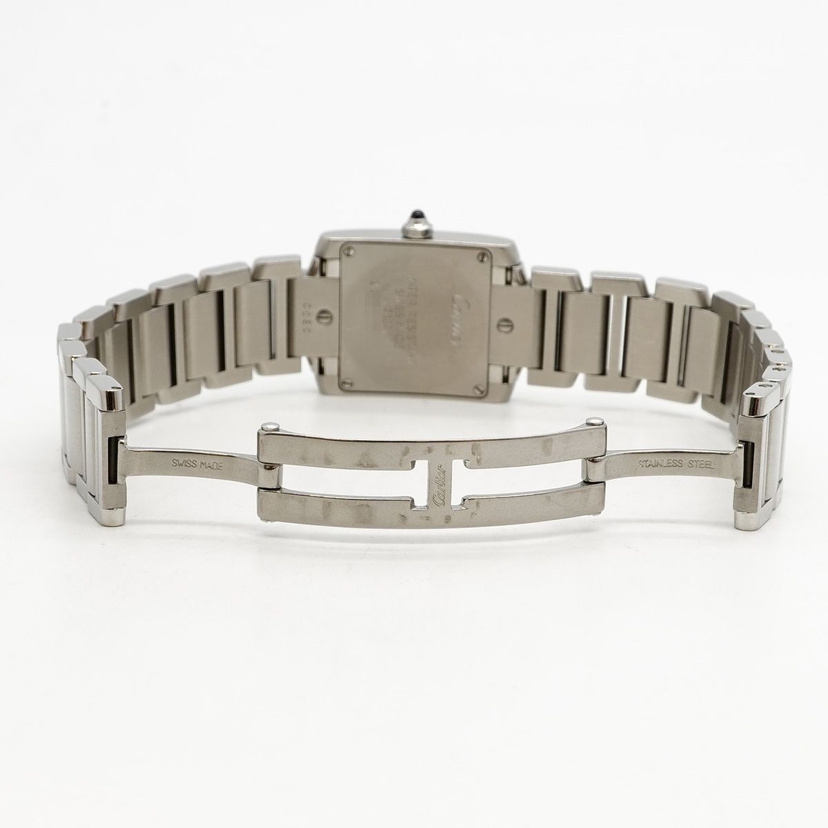 Cartier Tank Francaise SM Ivory Dial Watch — view 4