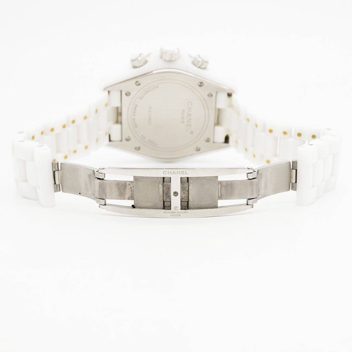 Chanel Chronograph White Dial Watch — view 4