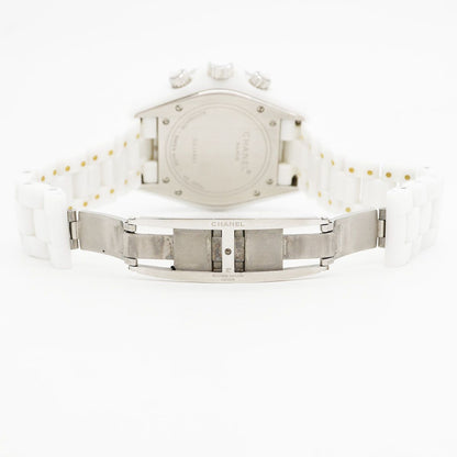 Chanel Chronograph White Dial Watch — view 4