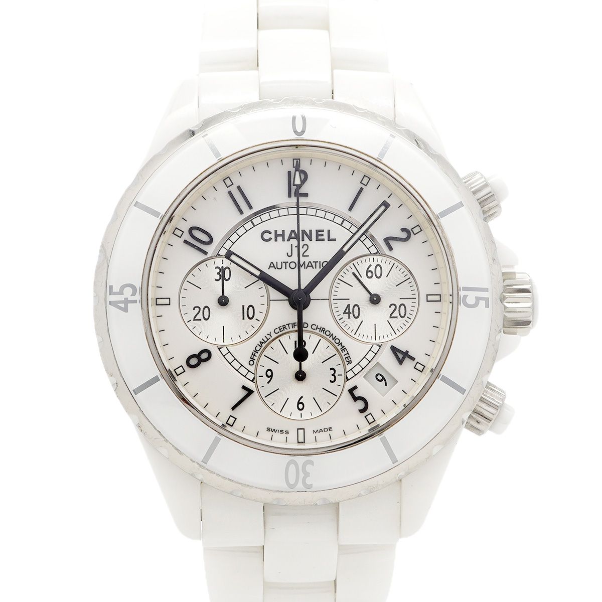 Chanel Chronograph White Dial Watch