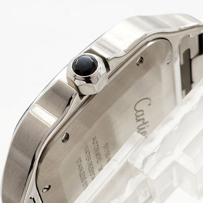 Cartier Santos LM Gray Dial Watch — view 9