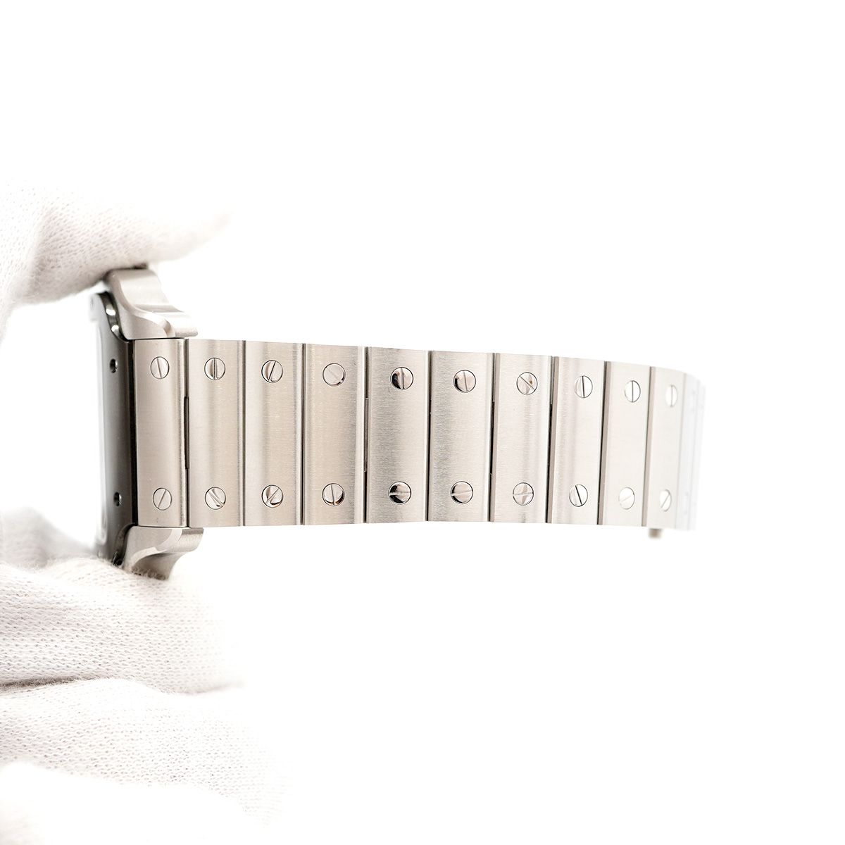 Cartier Santos LM Gray Dial Watch — view 6