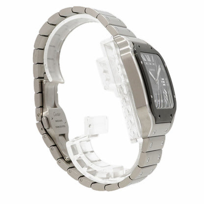 Cartier Santos LM Gray Dial Watch — view 3