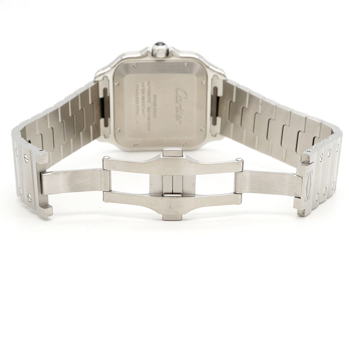 Cartier Santos LM Gray Dial Watch — view 4