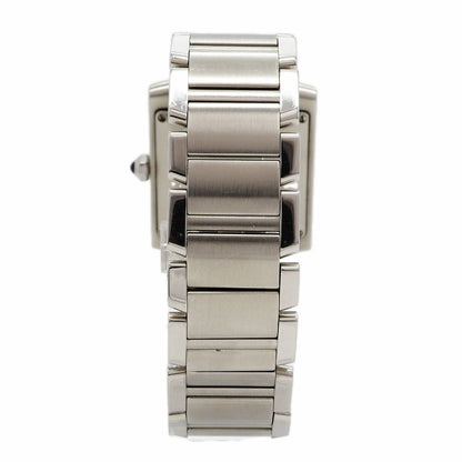 Cartier Tank Francaise LM Silver Dial Watch — view 8