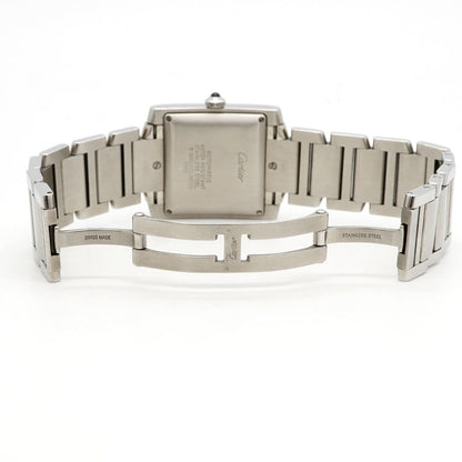 Cartier Tank Francaise LM Silver Dial Watch — view 4
