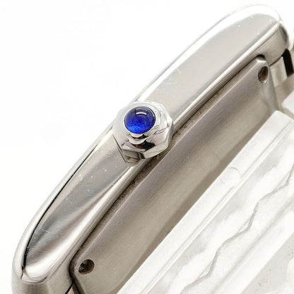 Cartier Tank Francaise LM Silver Dial Watch — view 9