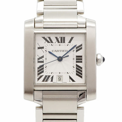 Cartier Tank Francaise LM Silver Dial Watch