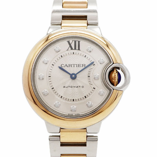 Cartier Ballon Blue Silver Dial Watch