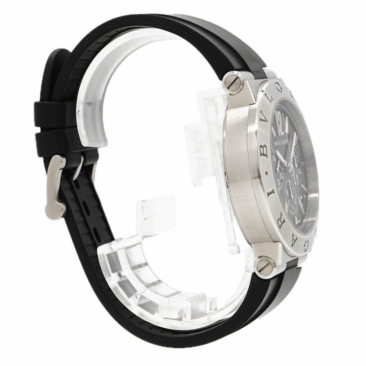Bvlgari Diagono Black Dial Watch — view 3