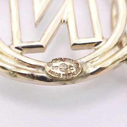 Chanel Brooch Logo Metal Silver — view 4