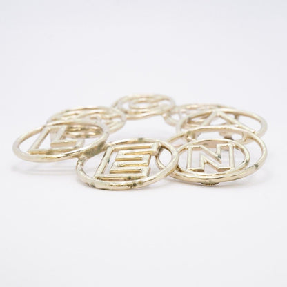 Chanel Brooch Logo Metal Silver — view 3