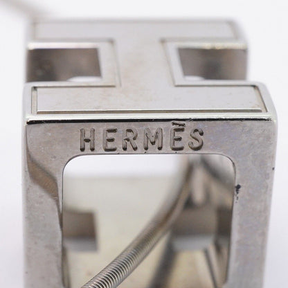 Hermes Necklace Cage Ash Metal Silver Pink — view 5