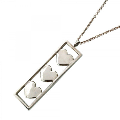 Tiffany & Co Necklace Triple Plate Silver