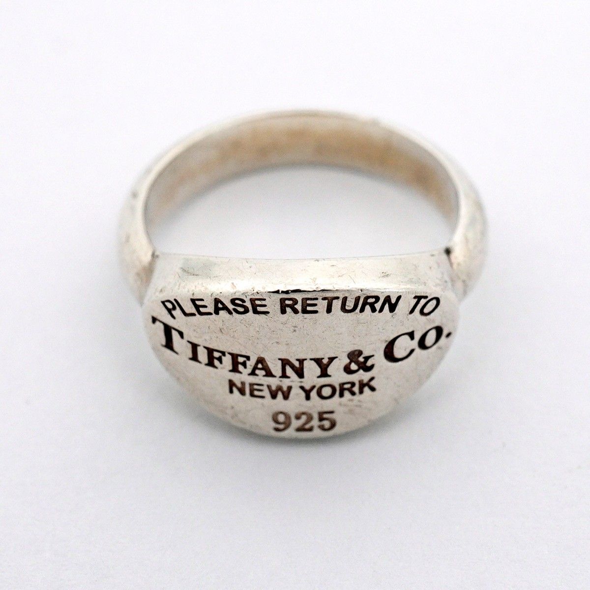 Tiffany & Co Ring Return to Oval 925 Sterling Silver — view 3