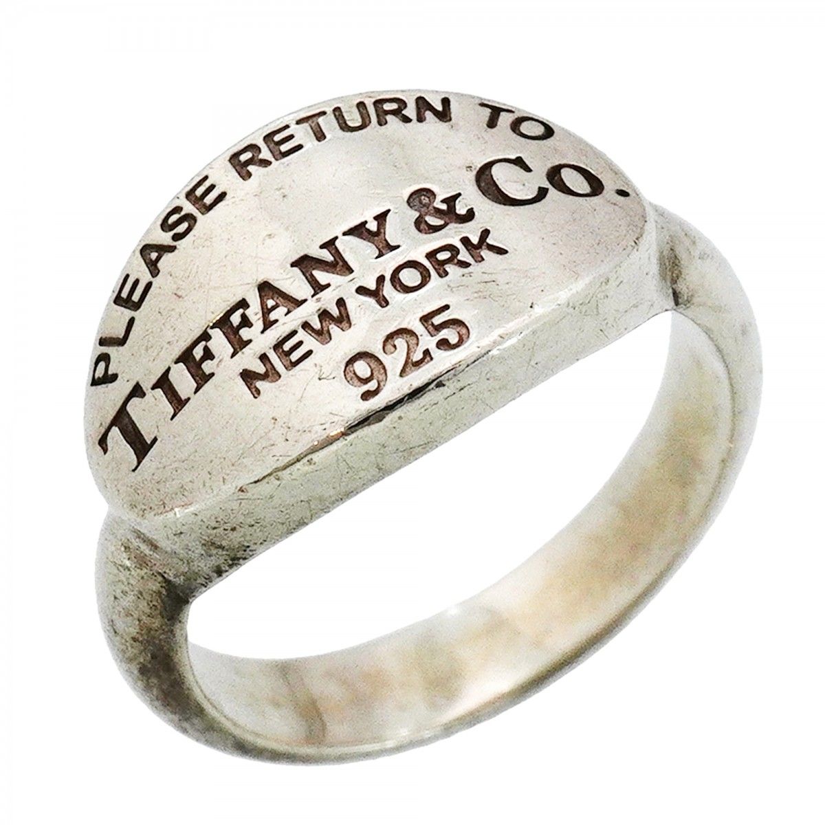 Tiffany & Co Ring Return to Oval 925 Sterling Silver