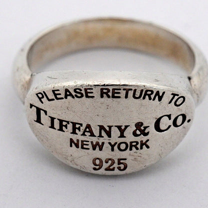 Tiffany & Co Ring Return to Oval 925 Sterling Silver — view 4