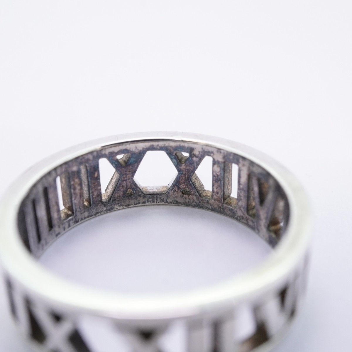 Tiffany & Co Ring Open Atlas 925 Sterling Silver — view 7