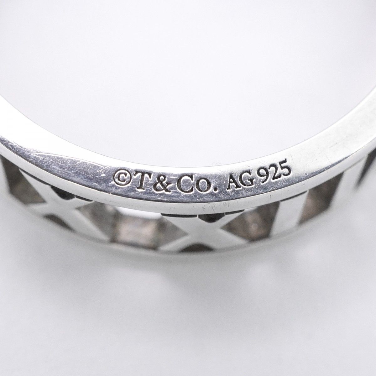 Tiffany & Co Ring Open Atlas 925 Sterling Silver — view 4