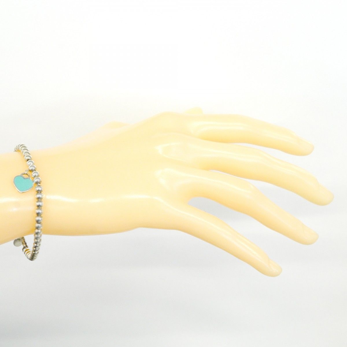 Tiffany & Co Bracelet Return to Heart 925 Sterling Silver Blue — view 7