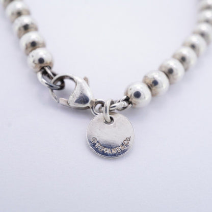 Tiffany & Co Bracelet Return to Heart 925 Sterling Silver Blue — view 5