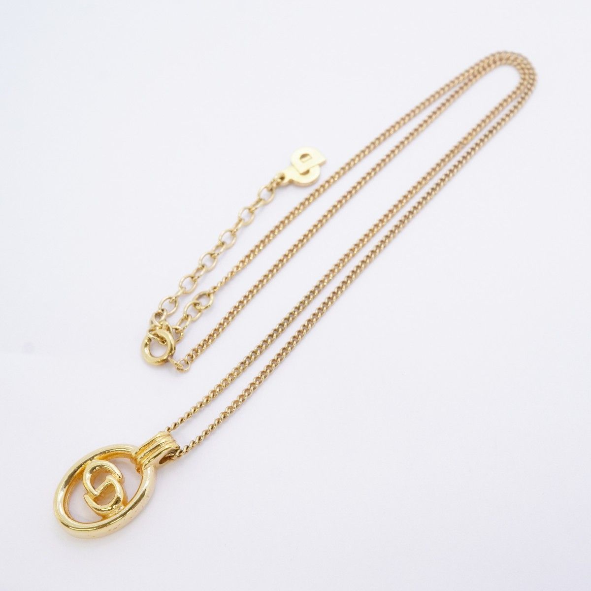 Dior Necklace CD Logo Gold Plated — view 3