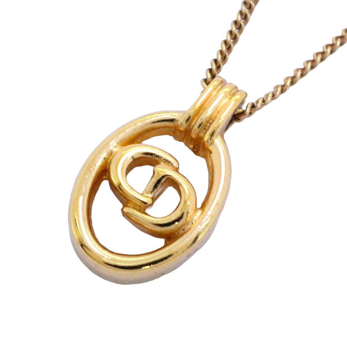 Dior Necklace CD Logo Gold Plated
