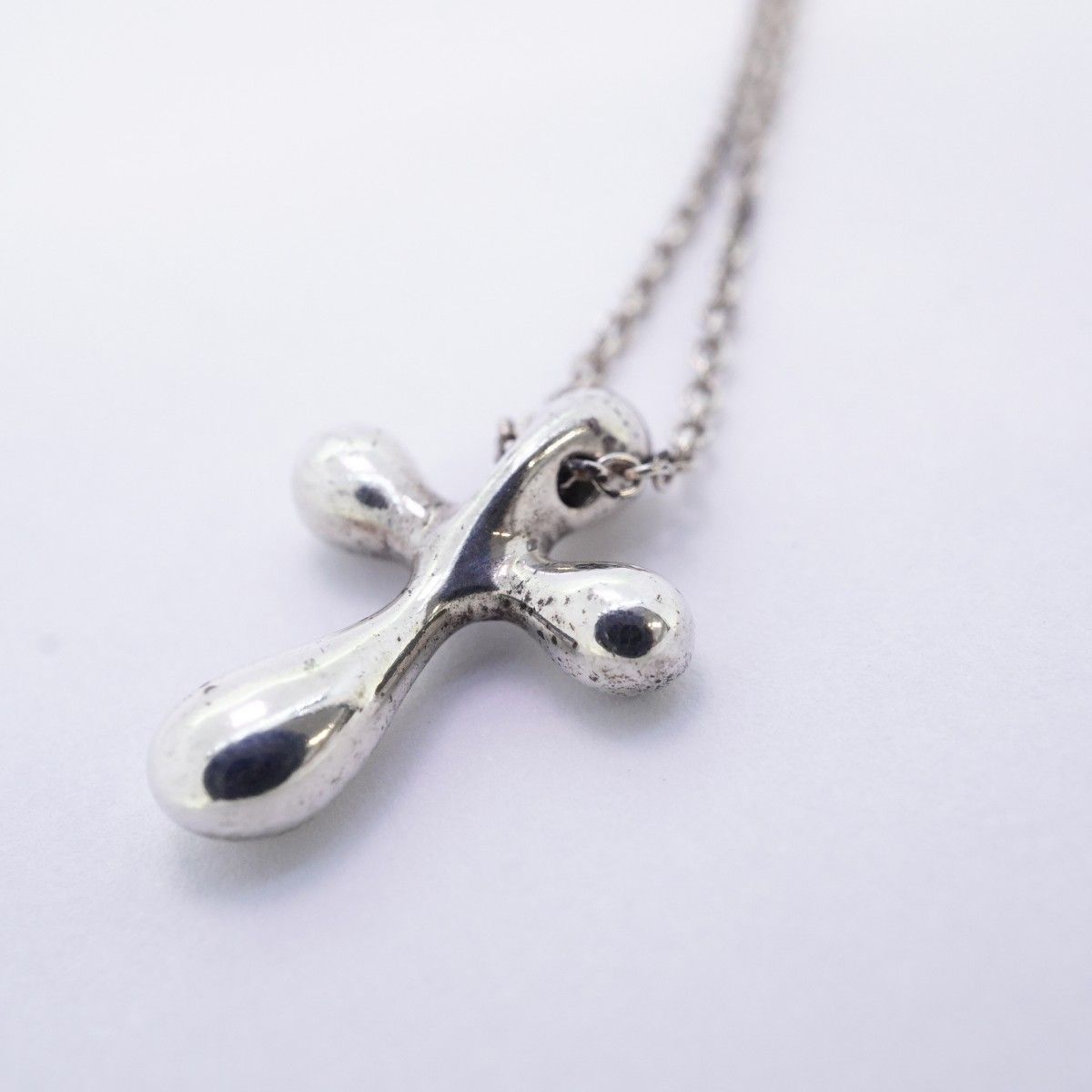 Tiffany & Co Necklace Small Cross Silver — view 8