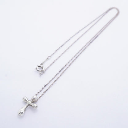 Tiffany & Co Necklace Small Cross Silver — view 3