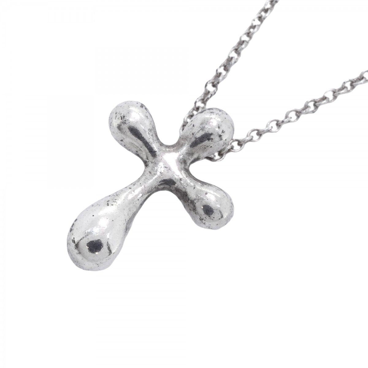 Tiffany & Co Necklace Small Cross Silver