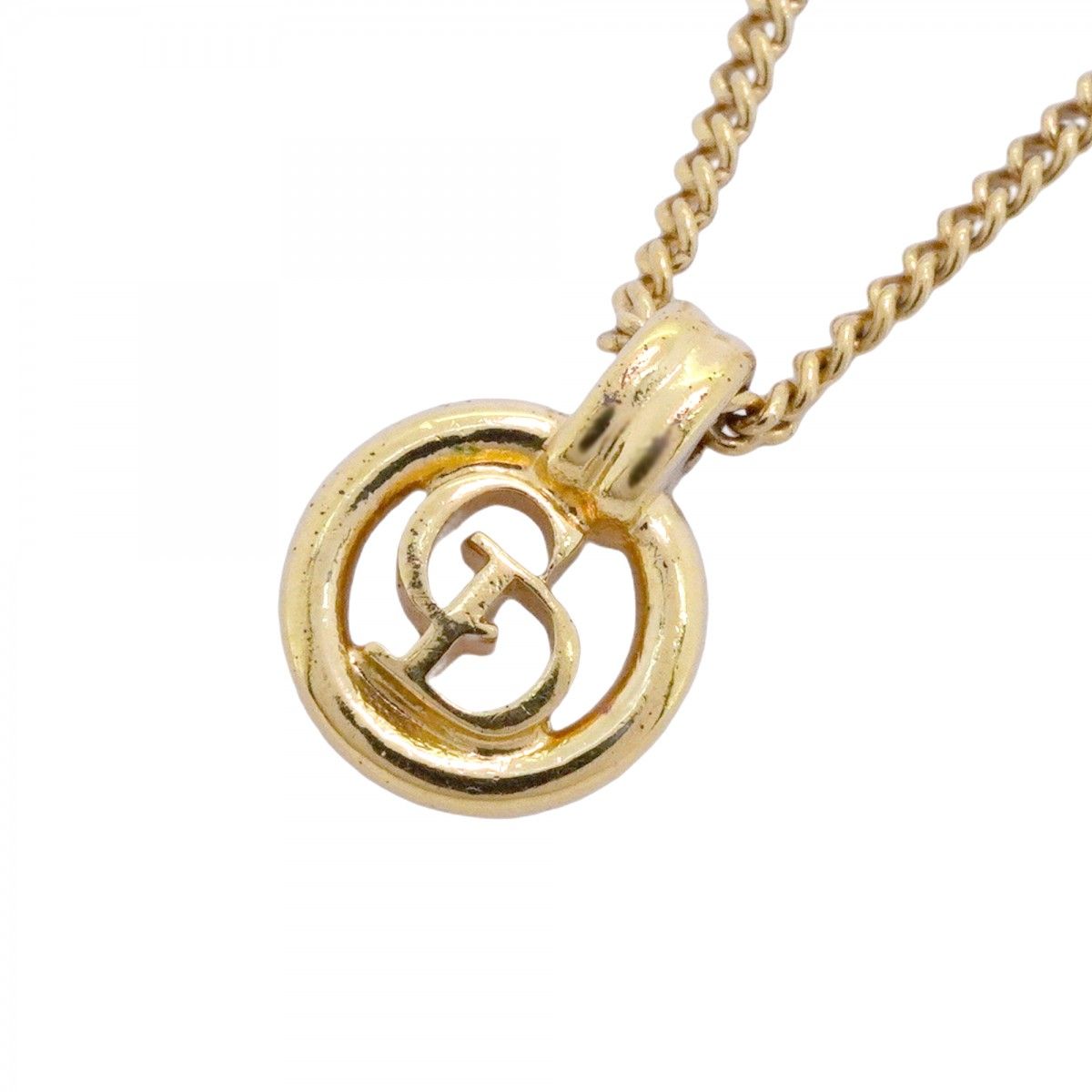 Dior Necklace CD Logo Gold Plated