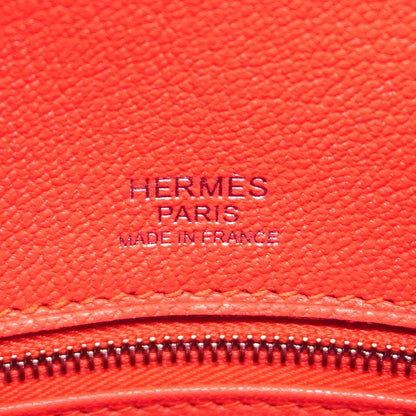 Hermes Handbag Birkin Series Casac 30 Veau Epsom Blue Indigo Rose Texas Silver — view 5