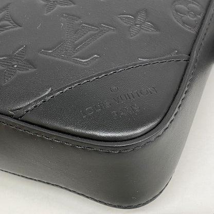 Louis Vuitton Shoulder Bag Monogram Shadow Duo Messenger Black — view 6