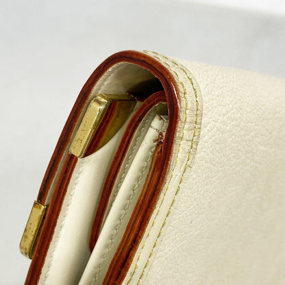 Louis Vuitton Trifold Wallet Suhali Porte Tresor International Blanc — view 6
