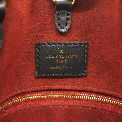 Louis Vuitton Tote Monogram Empreinte Bicolor On The Go MM Black Beige 2-Way — view 5