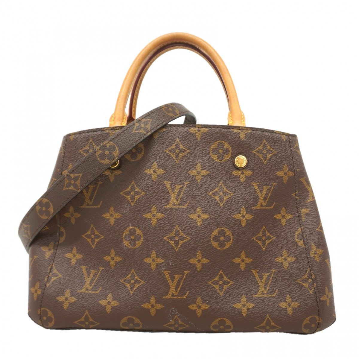 Louis Vuitton Handbag Monogram Montaigne BB Brown 2-Way