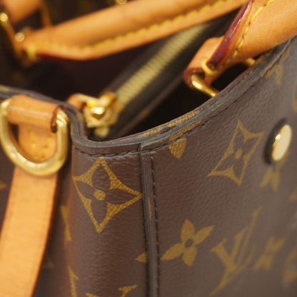 Louis Vuitton Handbag Monogram Montaigne BB Brown 2-Way — view 9