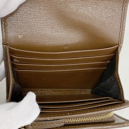 Gucci Wallet GG Supreme Horsebit Brown Gold — view 3
