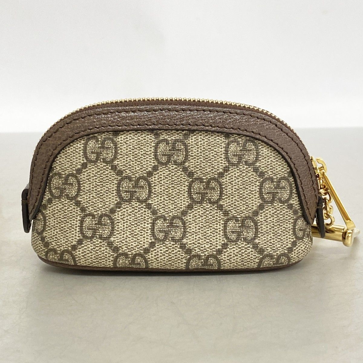 Gucci Coin Case Ophidia Brown Gold — view 6