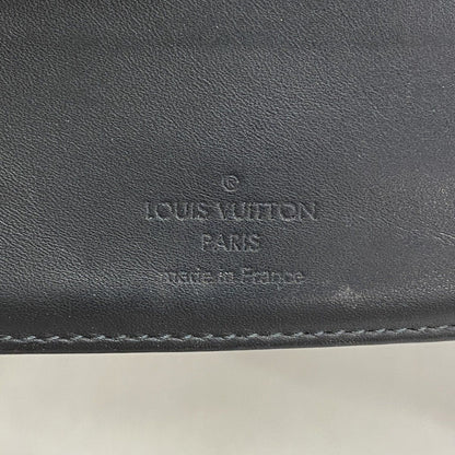 Louis Vuitton Wallet Damier Cobalt Portefeuille Multiple Black Navy — view 4