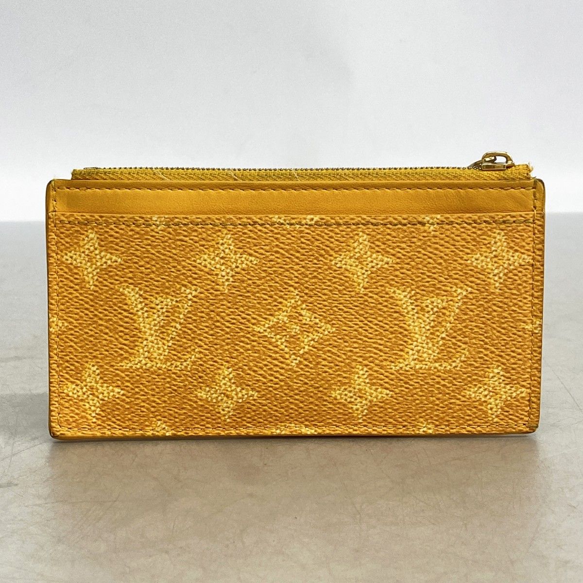 Louis Vuitton Coin Case Monogram Heritage Card Holder Saffron Yellow — view 9