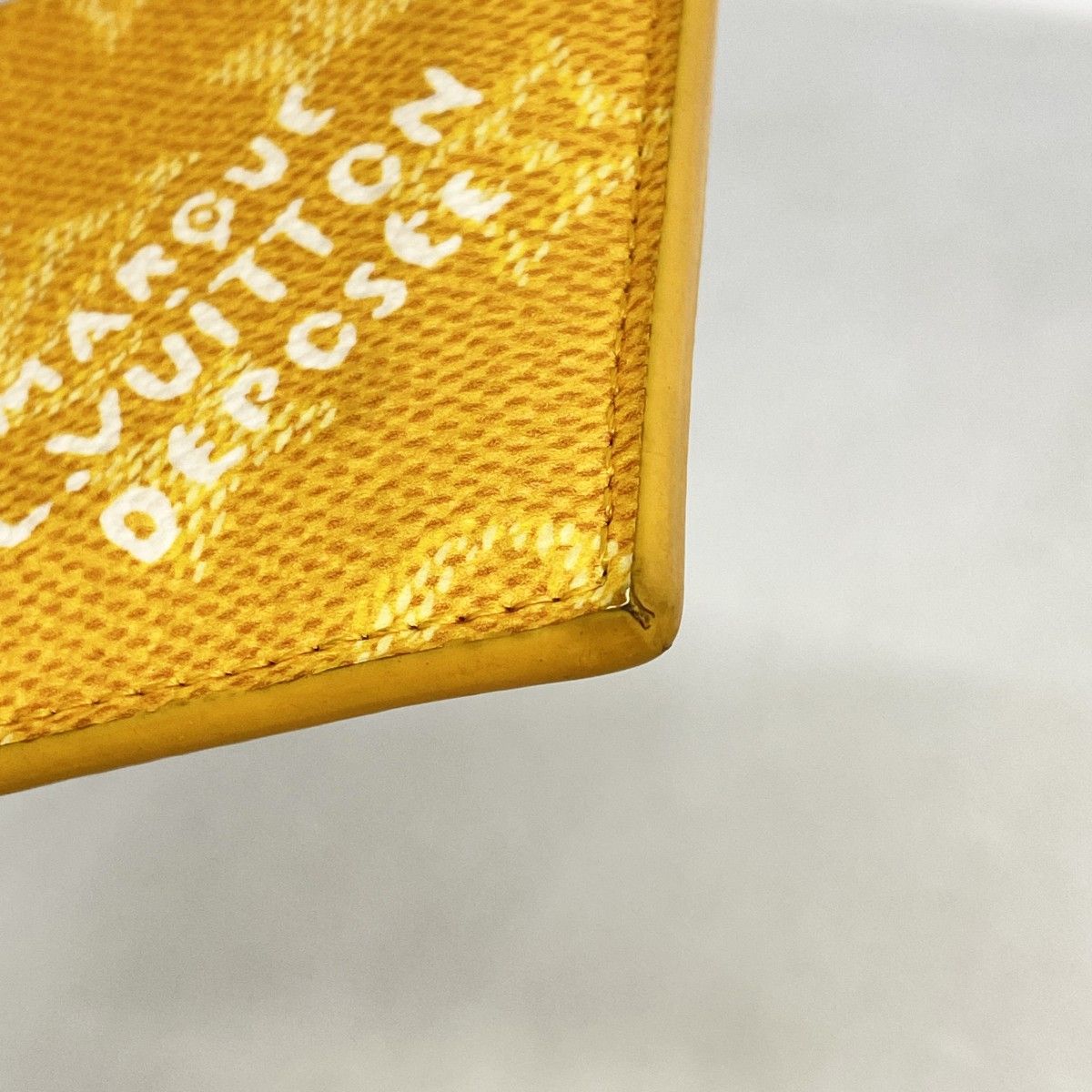 Louis Vuitton Coin Case Monogram Heritage Card Holder Saffron Yellow — view 5