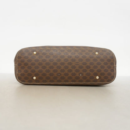 Celine Shoulder Bag Macadam Brown Gold — view 3