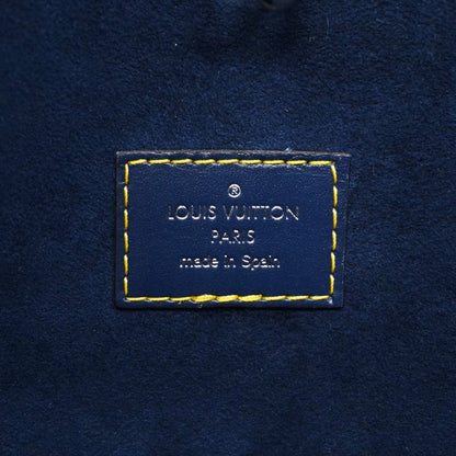 Louis Vuitton Tote Epi Denim Neverfull MM Navy Rouge — view 5