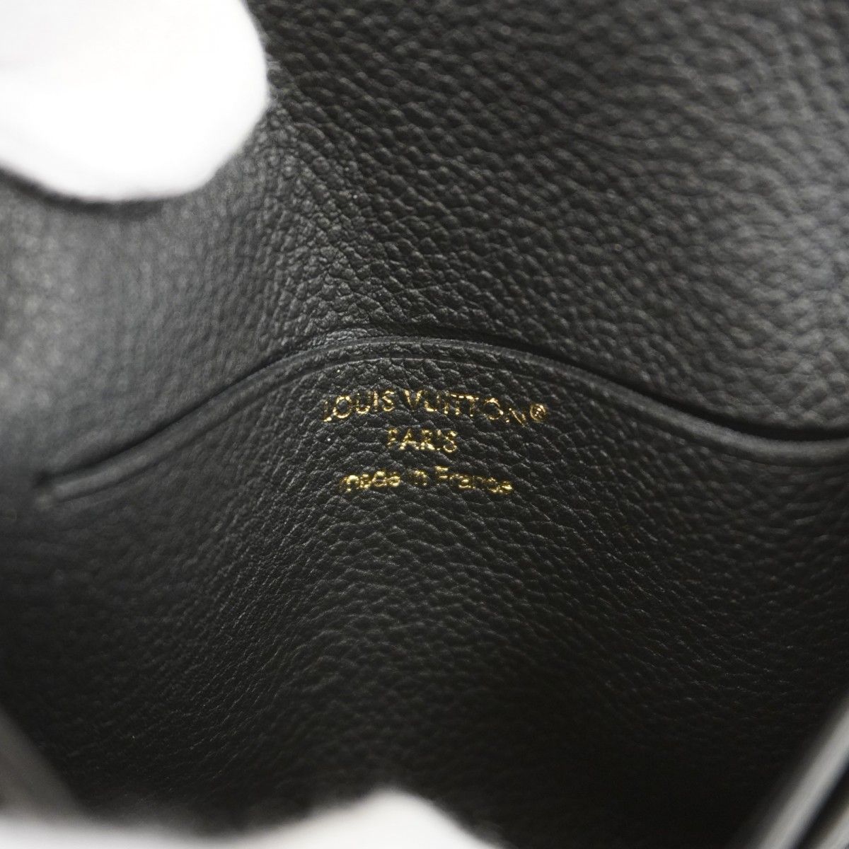 Louis Vuitton Card Case Monogram Empreinte Business Holder Noir — view 4