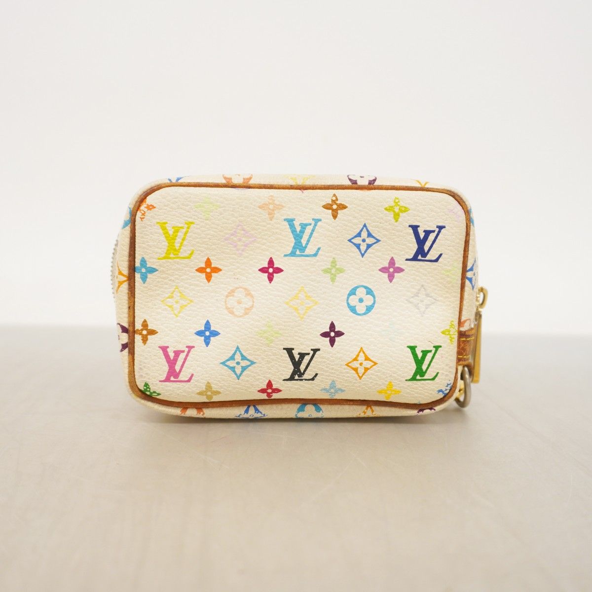 Louis Vuitton Pouch Monogram Multicolor Trousse Wapiti Blanc — view 8
