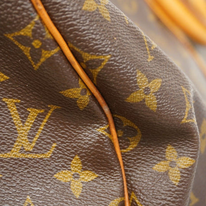 Louis Vuitton Boston Bag Monogram Keepall 55 Brown — view 9