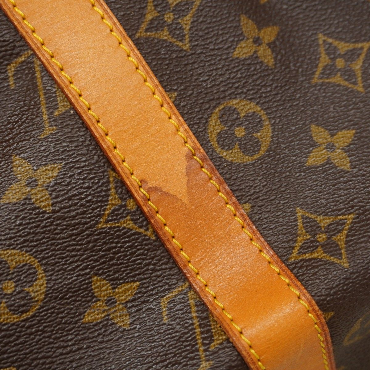 Louis Vuitton Boston Bag Monogram Keepall 55 Brown — view 7