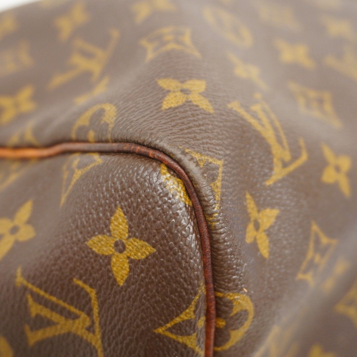Louis Vuitton Boston Bag Monogram Keepall 55 Brown — view 8